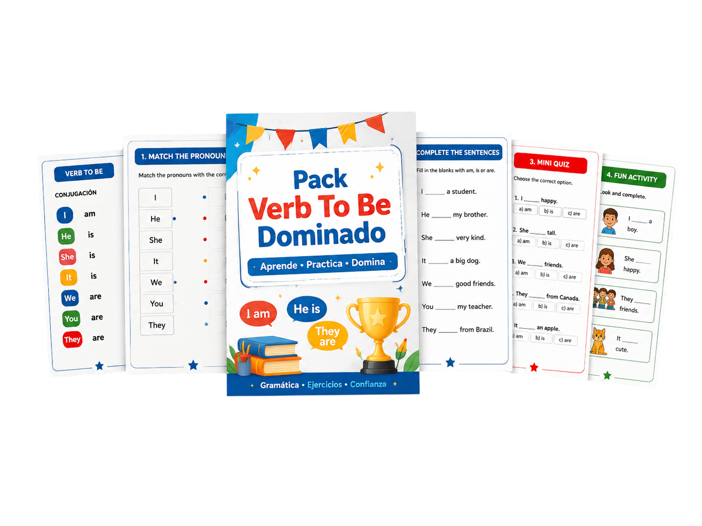 Pack Verb To Be Dominado — Mockup